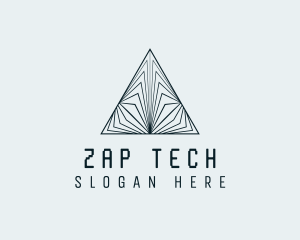 Pyramid Tech Developer logo design