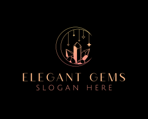 Mystic Gem Stone logo design