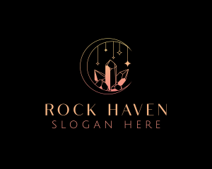 Mystic Gem Stone logo design