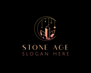 Mystic Gem Stone logo design