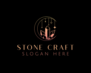 Mystic Gem Stone logo design