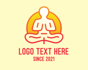 Yoga Meditation Guru logo design