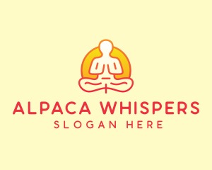 Yoga Meditation Wellness logo design