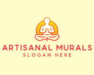 Yoga Meditation Wellness logo design