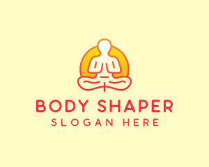 Yoga Meditation Wellness logo design