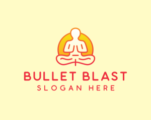 Yoga Meditation Wellness logo design