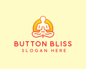 Yoga Meditation Wellness logo design