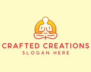 Yoga Meditation Wellness logo design