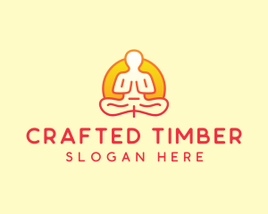 Yoga Meditation Wellness logo design