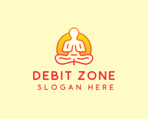 Yoga Meditation Wellness logo design