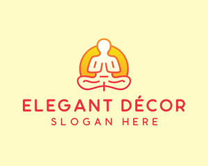 Yoga Meditation Wellness logo design