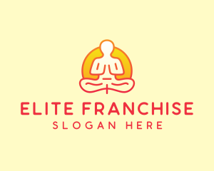 Yoga Meditation Wellness logo design