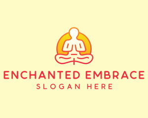 Yoga Meditation Wellness logo design