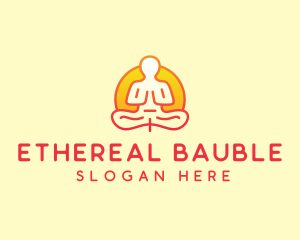 Yoga Meditation Wellness logo design