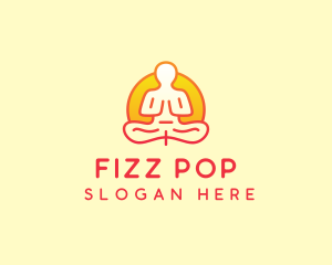 Yoga Meditation Wellness logo design