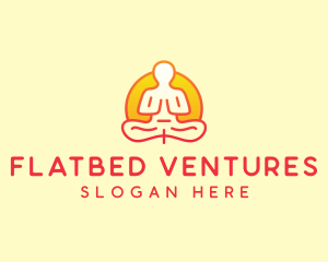 Yoga Meditation Wellness logo design