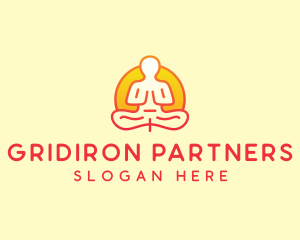 Yoga Meditation Wellness logo design