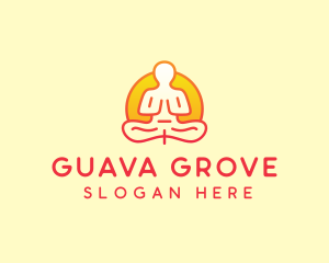 Yoga Meditation Wellness logo design