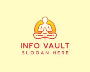 Yoga Meditation Wellness logo design