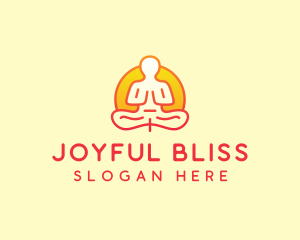 Yoga Meditation Wellness logo design