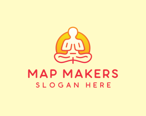 Yoga Meditation Wellness logo design