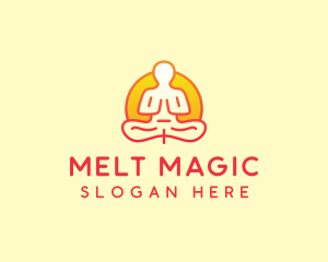 Yoga Meditation Wellness logo design