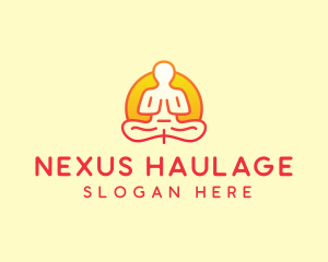 Yoga Meditation Wellness logo design