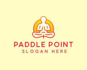 Yoga Meditation Wellness logo design