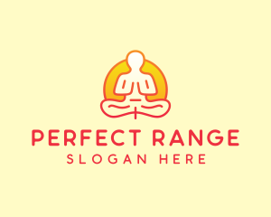 Yoga Meditation Wellness logo design