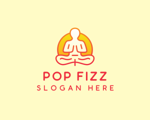 Yoga Meditation Wellness logo design