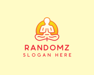 Yoga Meditation Wellness logo design