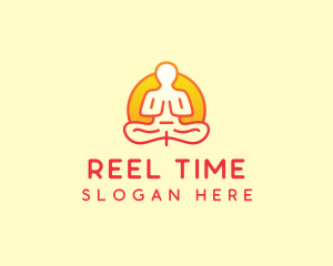 Yoga Meditation Wellness logo design