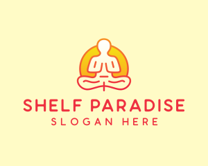 Yoga Meditation Wellness logo design