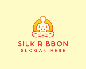 Yoga Meditation Wellness logo design