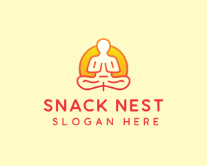 Yoga Meditation Wellness logo design