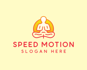 Yoga Meditation Wellness logo design