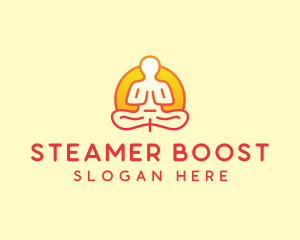 Yoga Meditation Wellness logo design