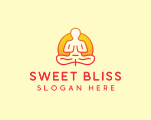 Yoga Meditation Wellness logo design