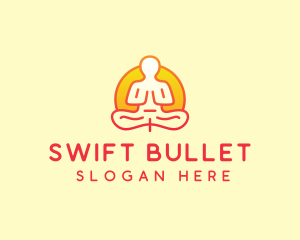 Yoga Meditation Wellness logo design