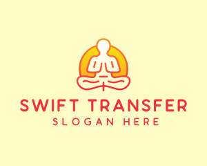 Yoga Meditation Wellness logo design