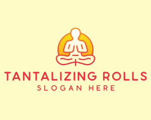 Yoga Meditation Wellness logo design