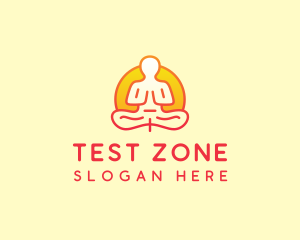 Yoga Meditation Wellness logo design