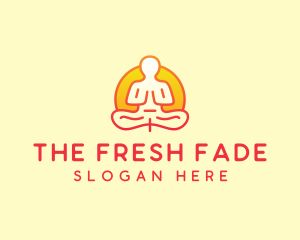 Yoga Meditation Wellness logo design