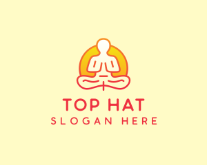 Yoga Meditation Wellness logo design