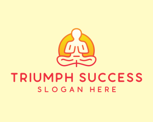 Yoga Meditation Wellness logo design