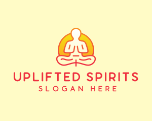 Yoga Meditation Wellness logo design