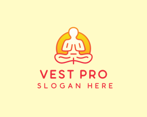 Yoga Meditation Wellness logo design