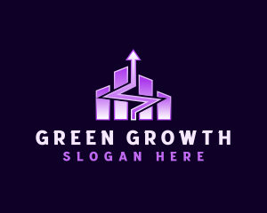 Arrow Finance Growth logo design