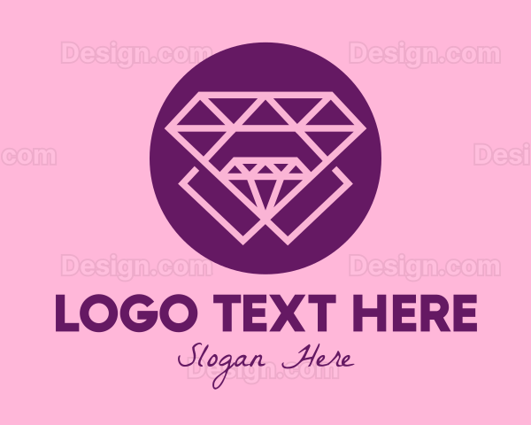 Premium Purple Diamonds Logo