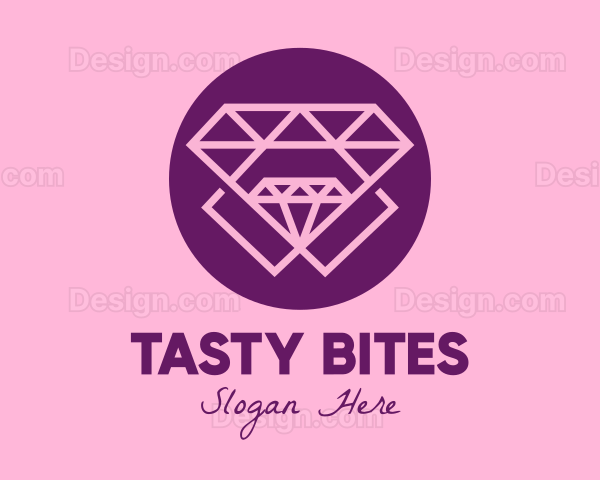 Premium Purple Diamonds Logo